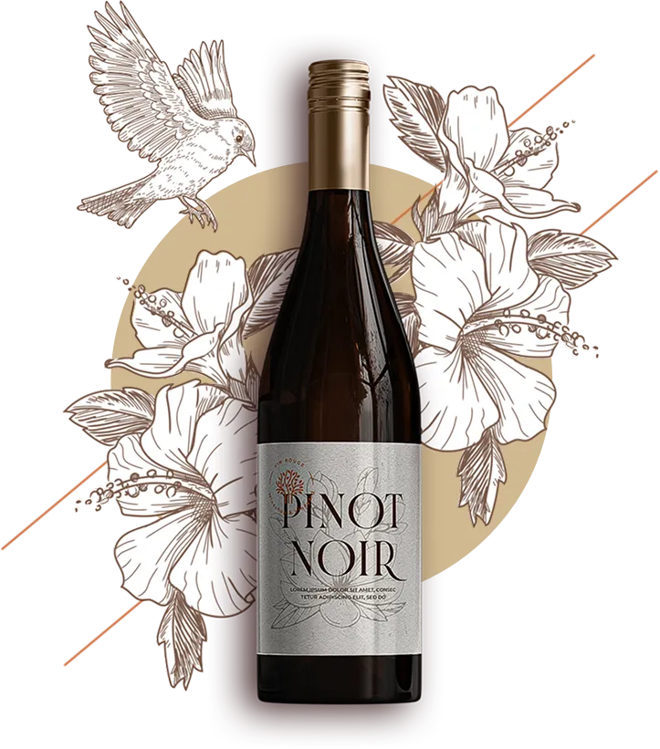 a bottle of wine